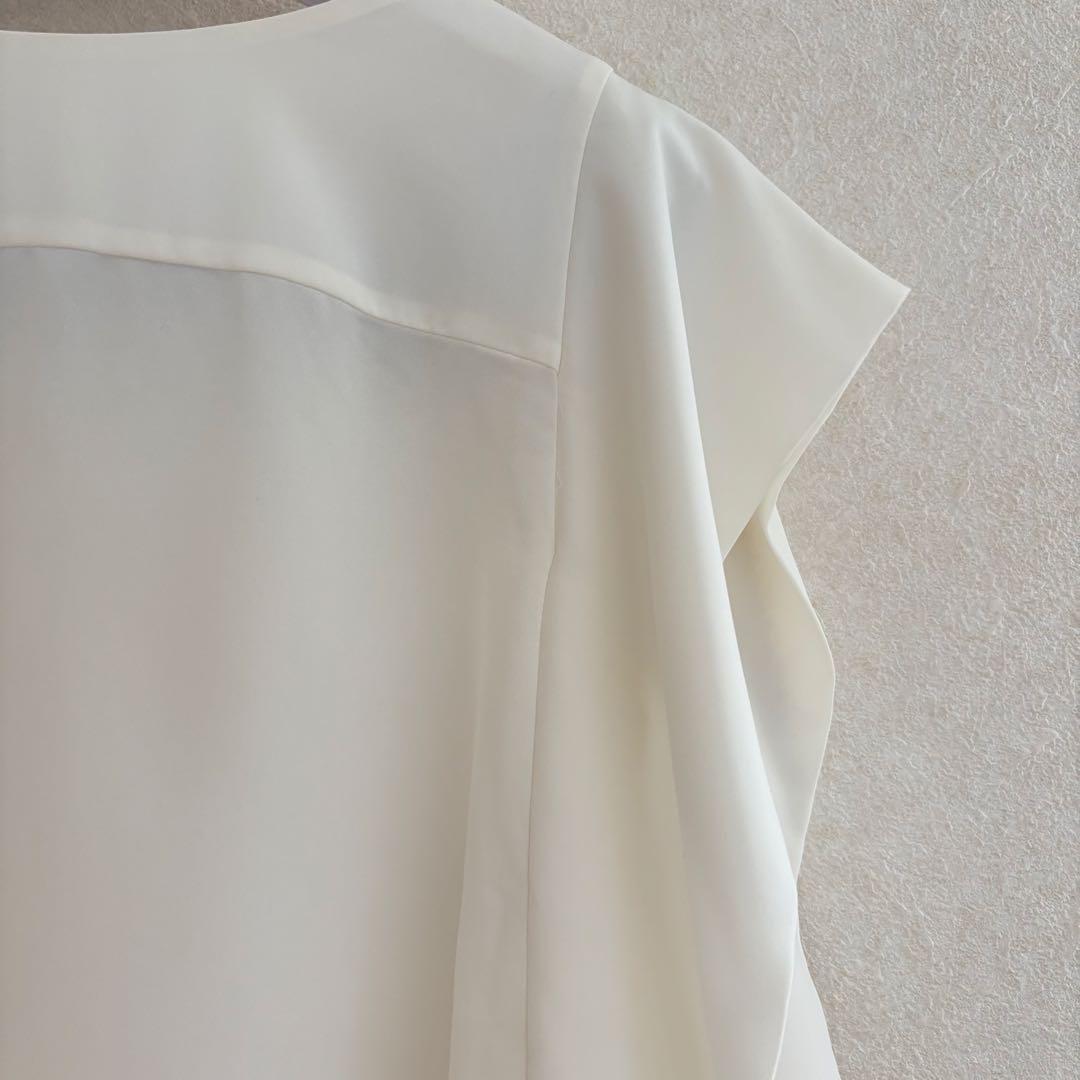 セオリーリュクス　半袖　ブラウス　トップス　カットソー　ノースリーブ