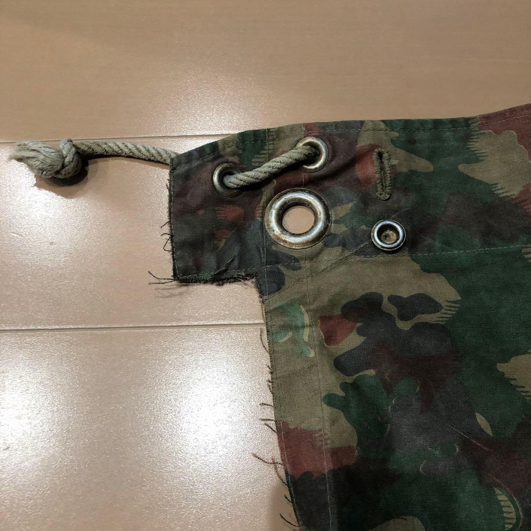 スイス　軍幕　アルペンカモ １枚　usd