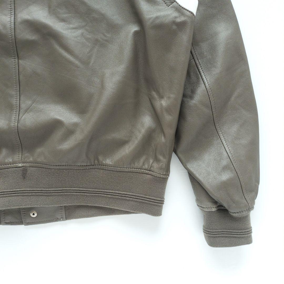 ドフジェーソン ラムスキン レザージャケット トープ【Ｌ】