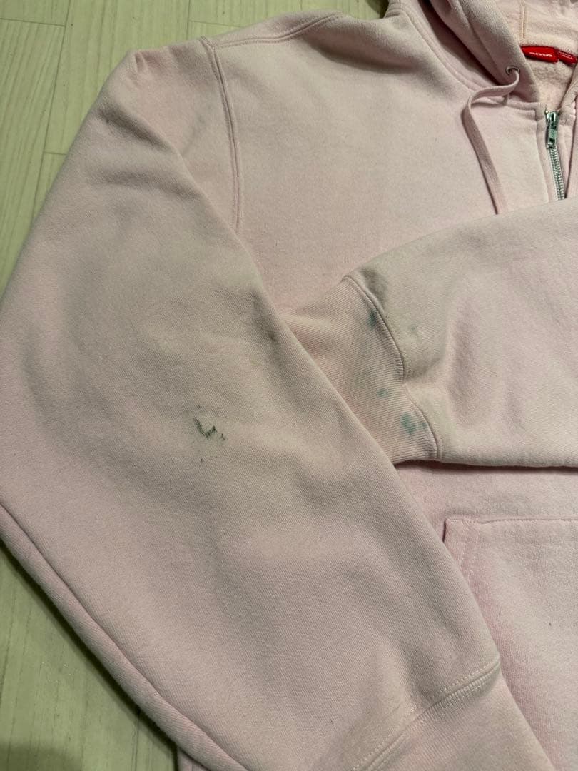 Supreme Small Box Logo ピンクパーカー
