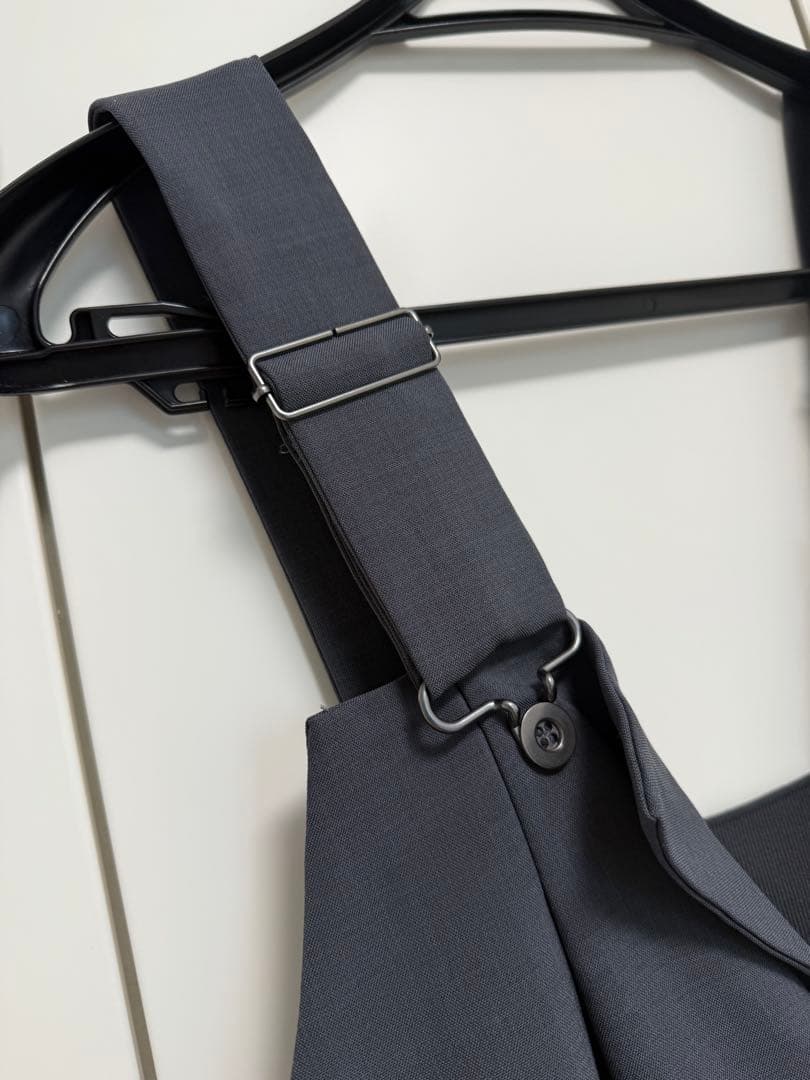 ココディール バックリブサロペット グレー