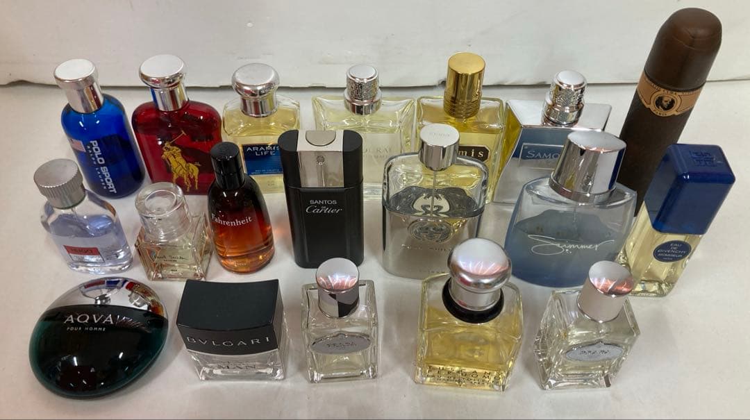 香水 まとめ売り カルティエ ブルガリ 他
