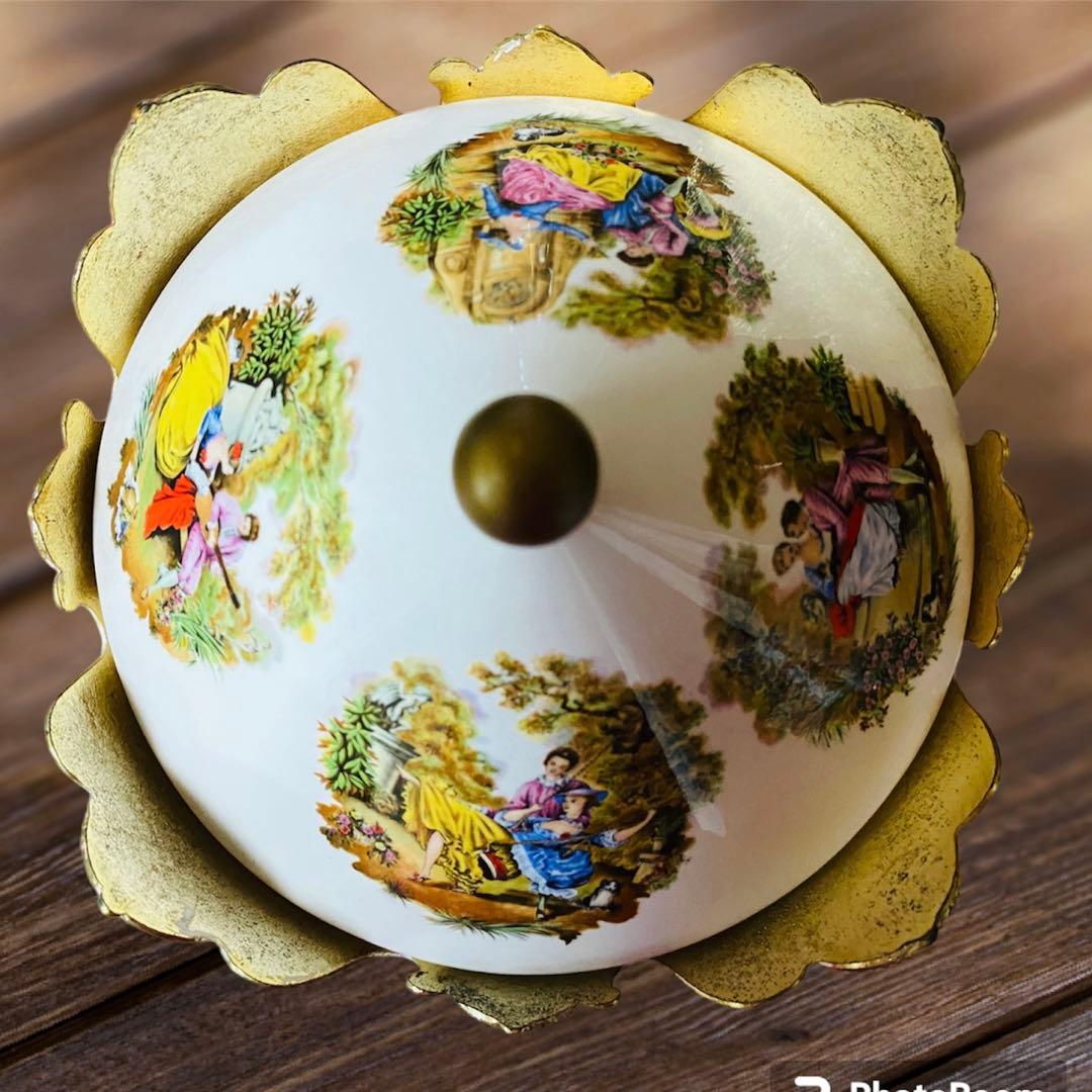 Sankyo オルゴール　陶器製メリーゴーランド