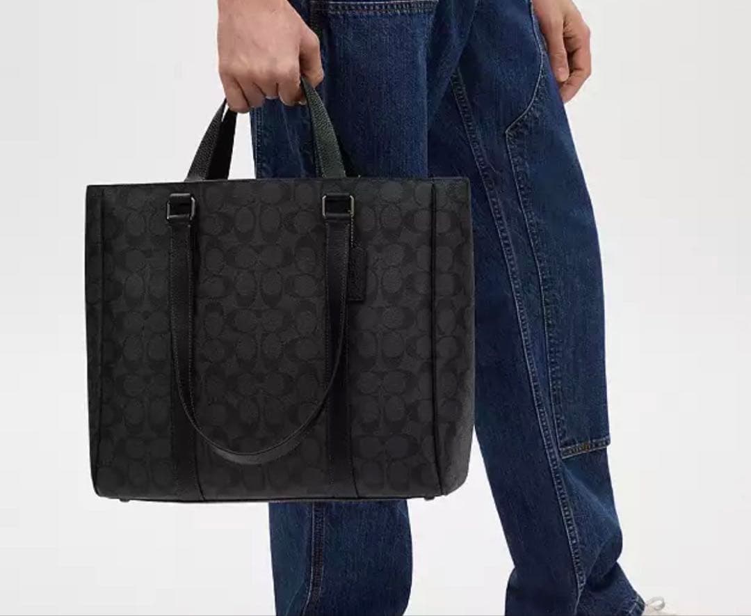 COACH ハドソン ダブル ハンドル トート・シグネチャー キャンバス