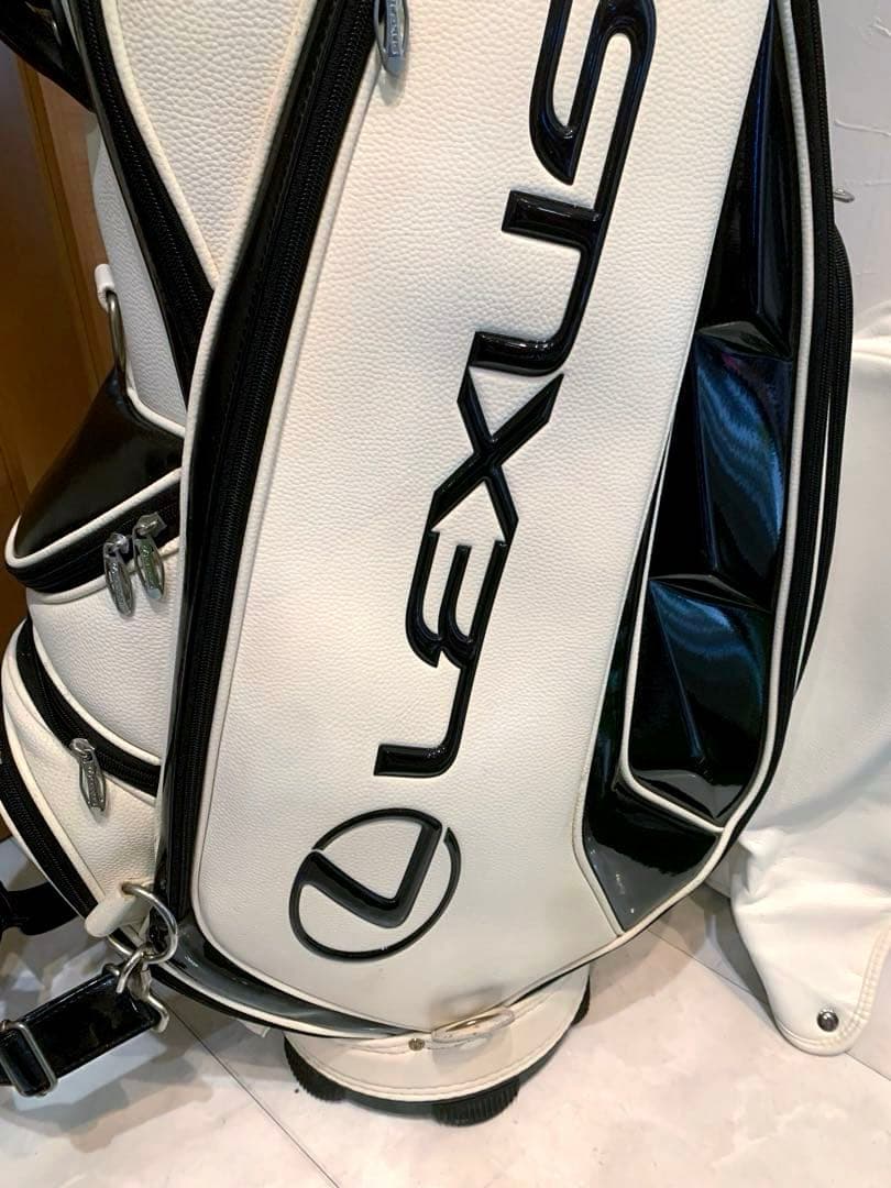 希少　完売　正規品　レクサス　LEXUS 3眼　キャディバッグ　カーボン　合皮