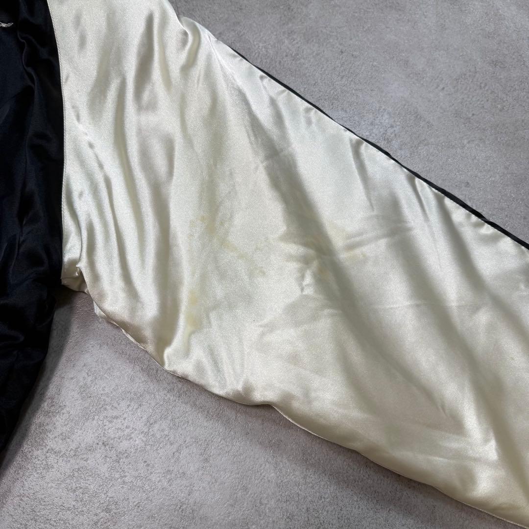 柏木由紀着用モデル✨星姫スカジャン キルティング ドラゴン 龍 刺繍 フリー