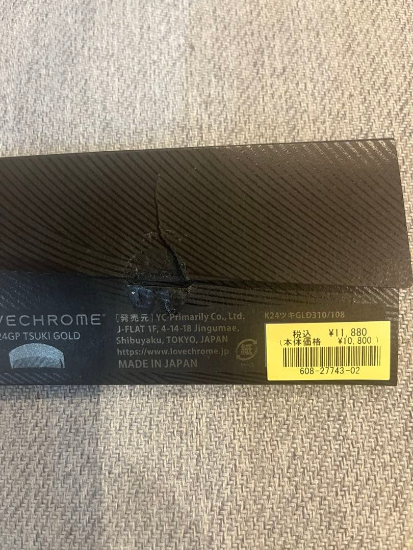 新品！LOVE CHROME K24GP TSUKI GOLD