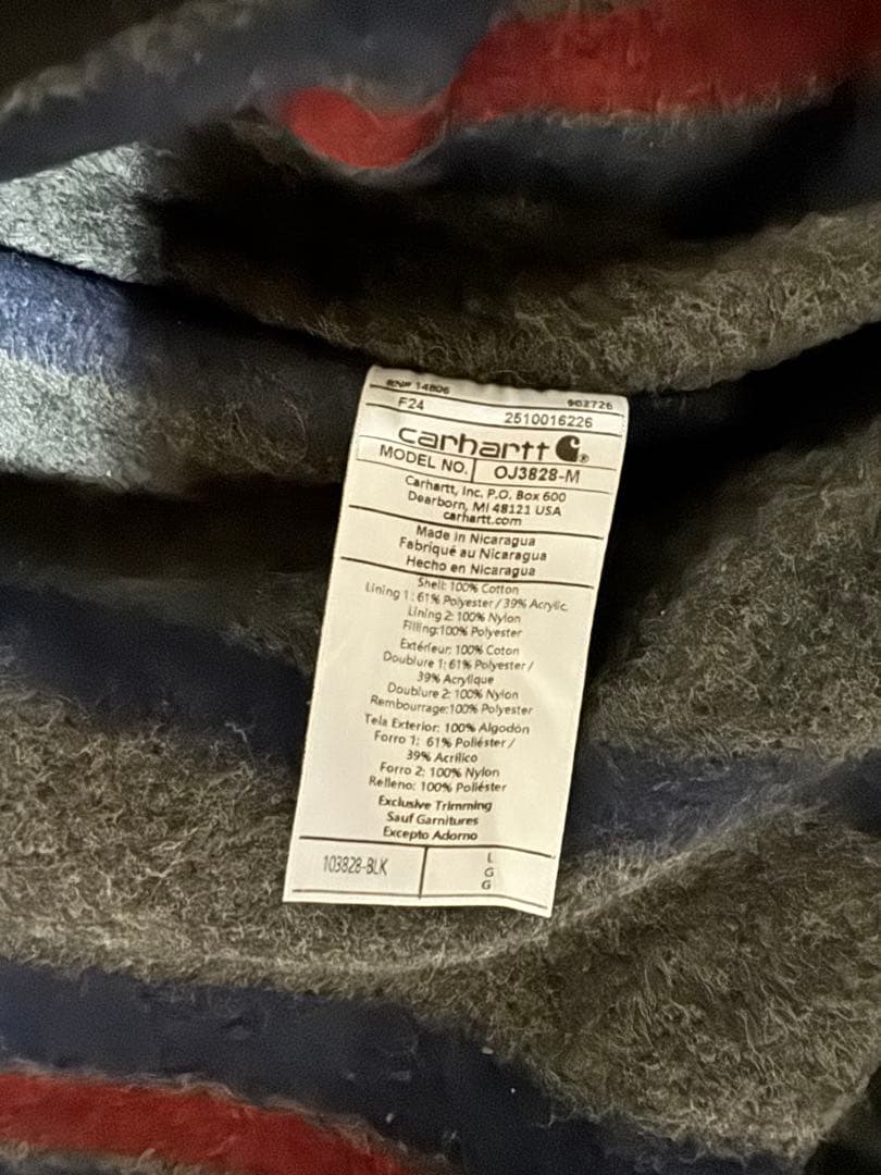 Carhartt ブラック デトロイト ジャケット L us企画
