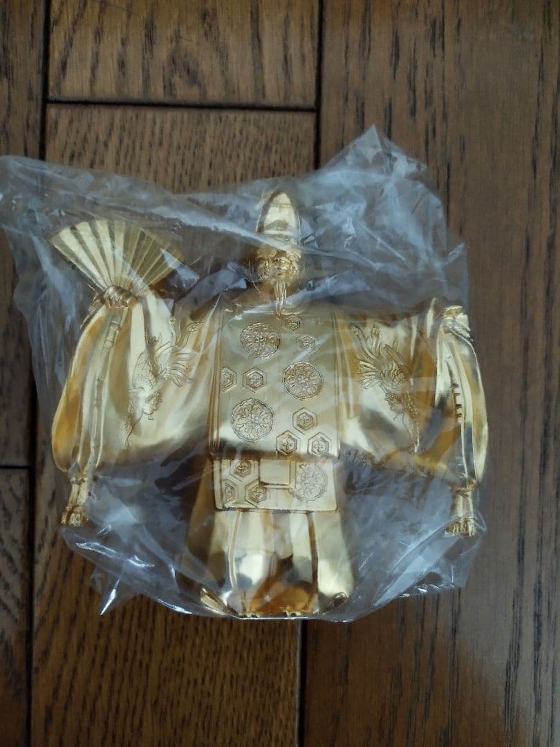 能楽面翁像 翁像 翁舞 24KGP 金メッキ　ケースセット