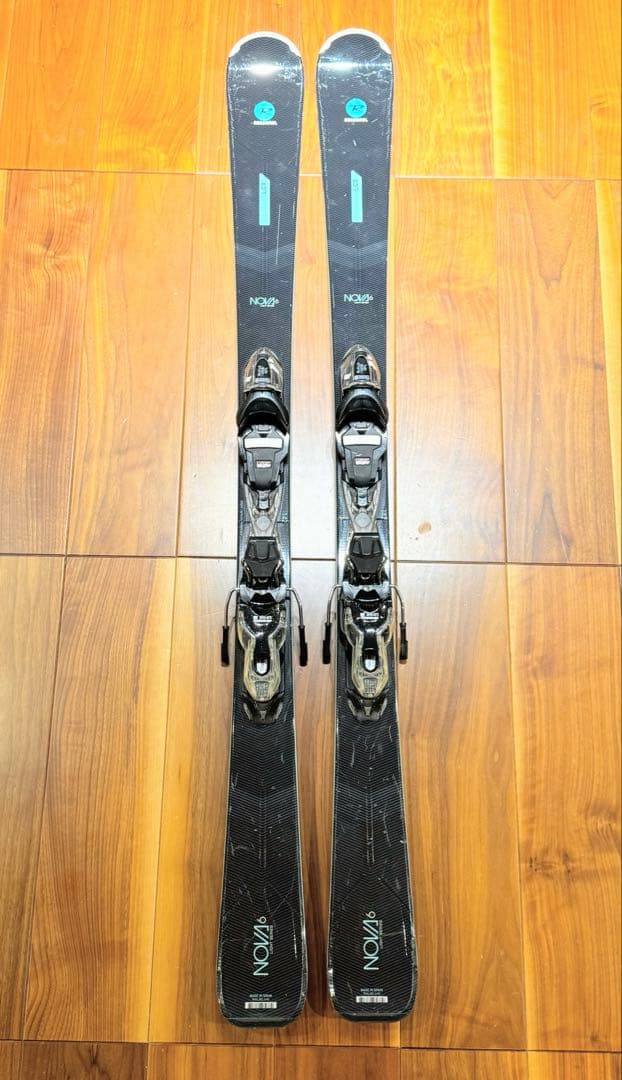 美品　ロシニョール NOVA6 スキー板セット142cm