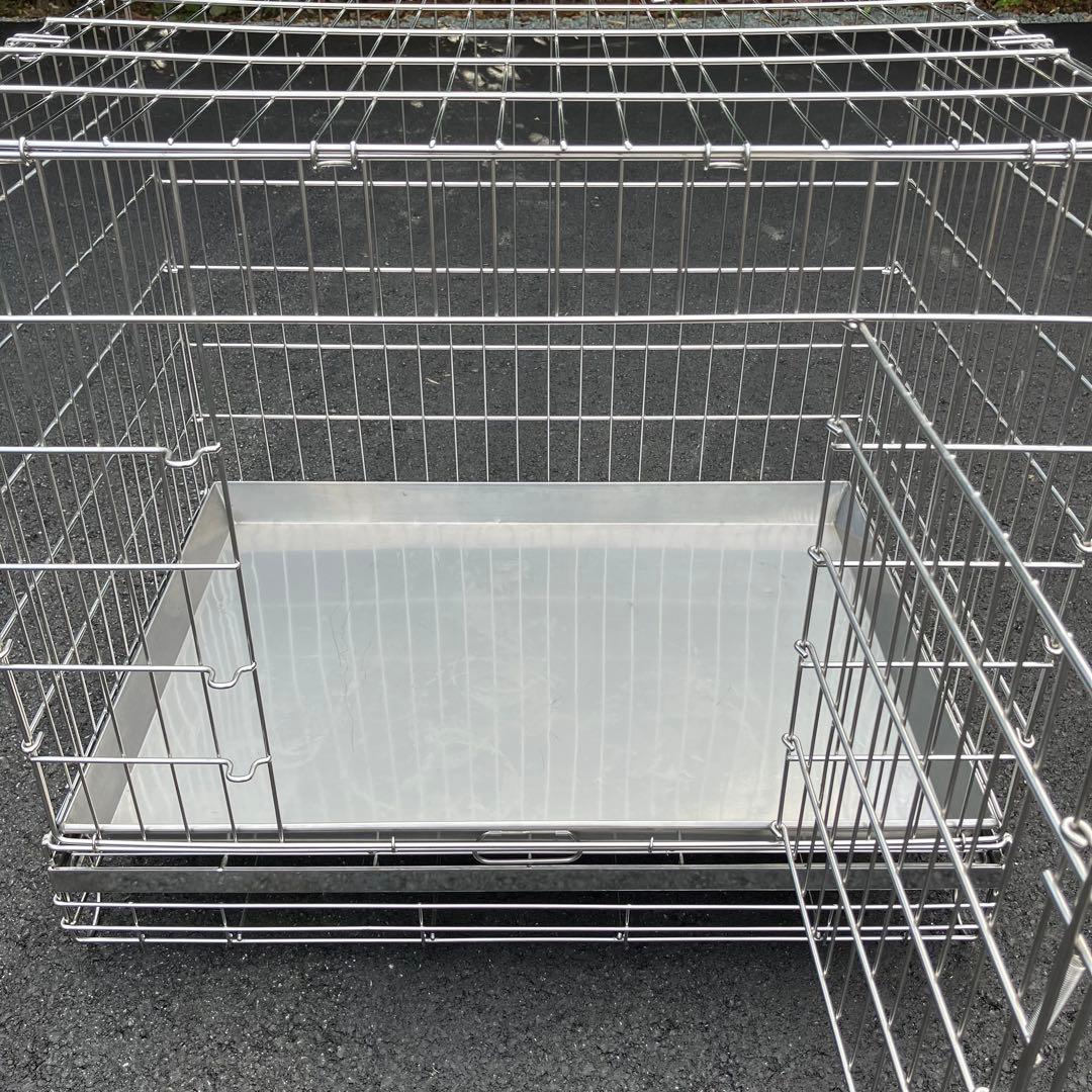 ハチコウ ステンレスケージＬ−ＳＯＰ 長面扉780mm×550mm×H680mm
