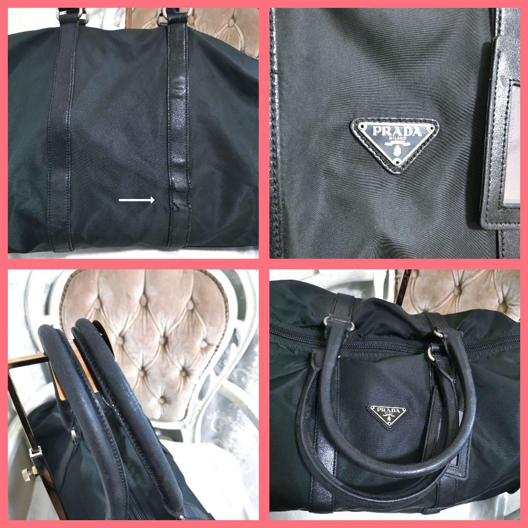 【正規品】プラダPRADA 肩掛けボストンバッグ 鑑定済！