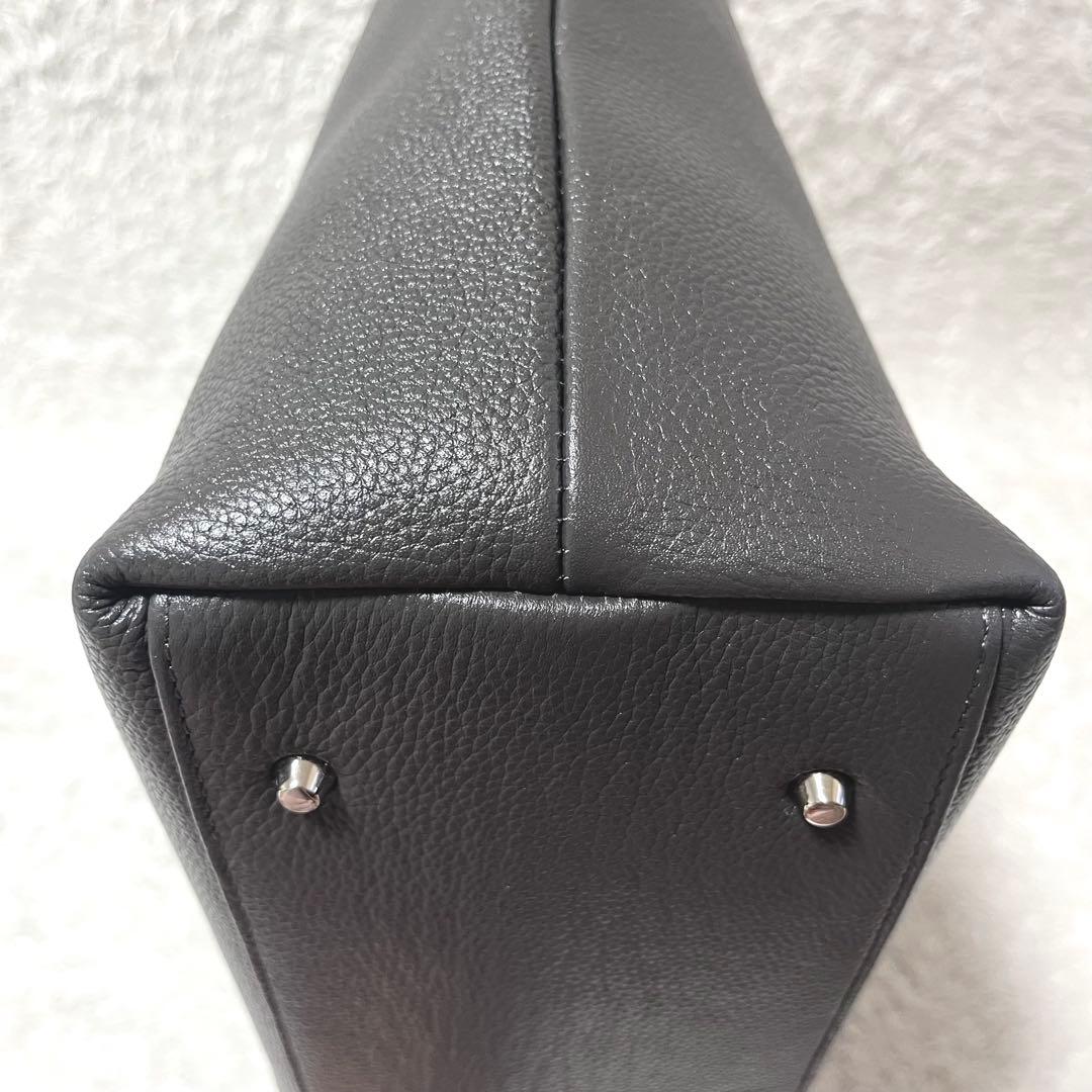 ✨美品✨希少色 RATOM トートバッグ ビジネスバッグ 肩掛け シボ革 A4可
