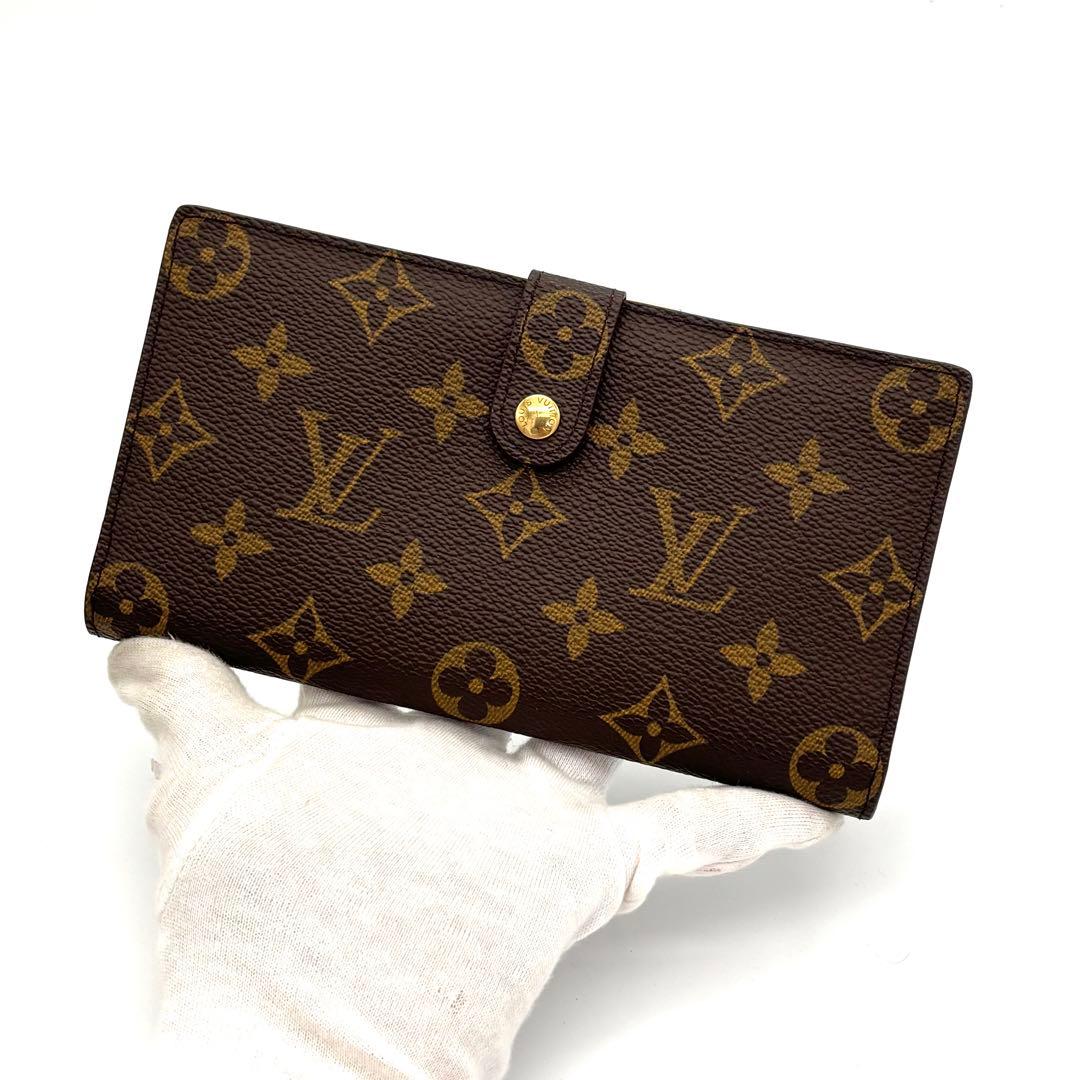 ルイヴィトン モノグラム コンチネンタルクラッチ がま口 長財布 二つ折り