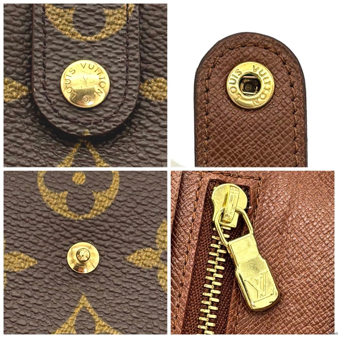 ルイヴィトン モノグラム コンチネンタルクラッチ がま口 長財布 二つ折り