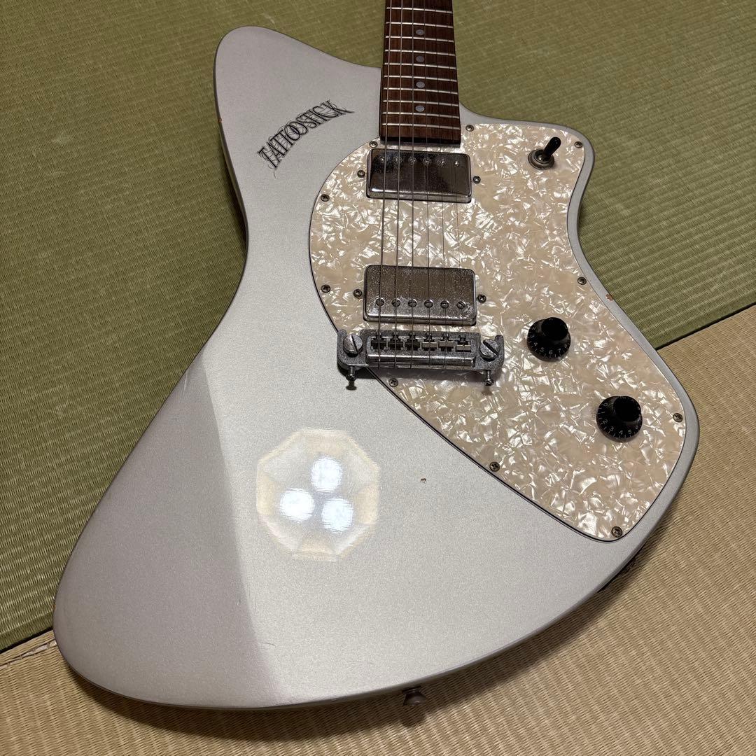 Burny バーニー エレキギター シャチ シルバー