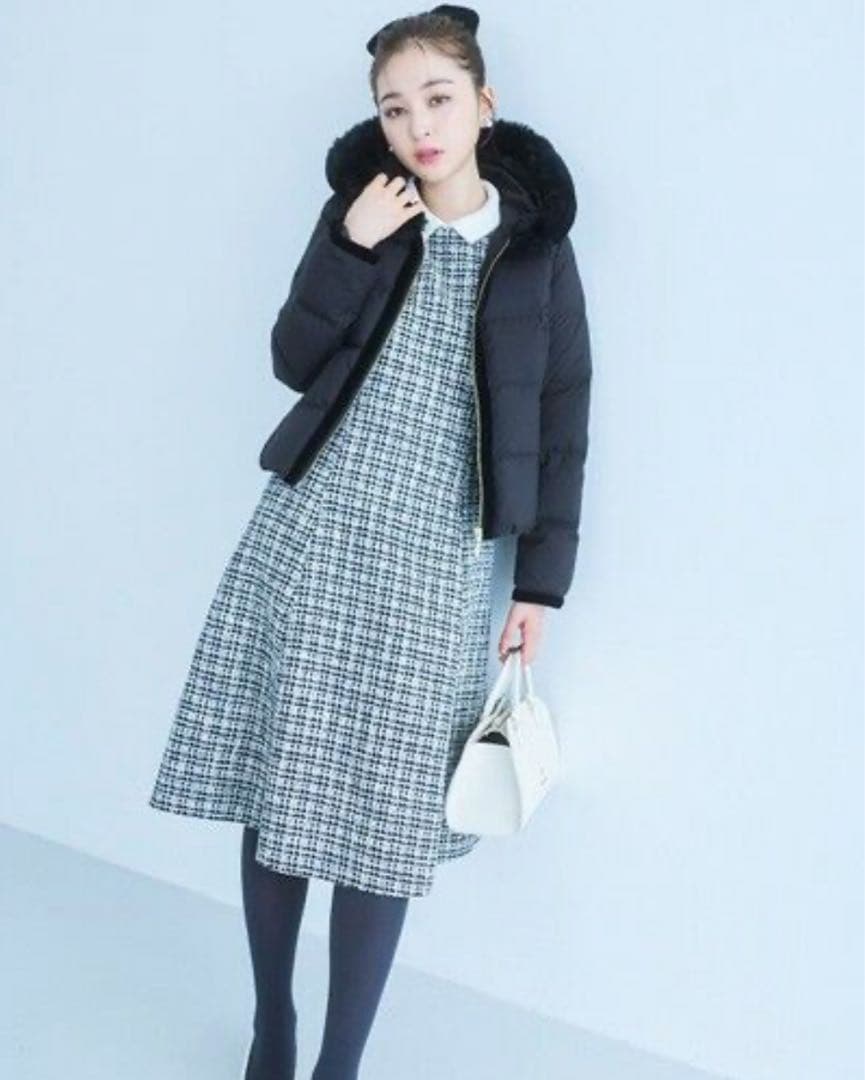 【超美品】★今年発売★数回着用のみ！TOCCAファー付きダウン/黒