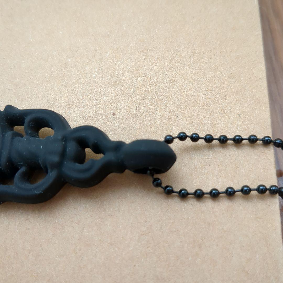 クロムハーツ CHROME HEARTS ダガーラバーネックレス BLACK