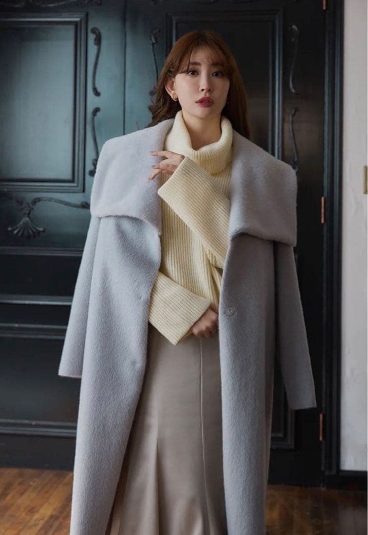 新品タグ付き herlipto Grace Wrap Coat コート Mサイズ