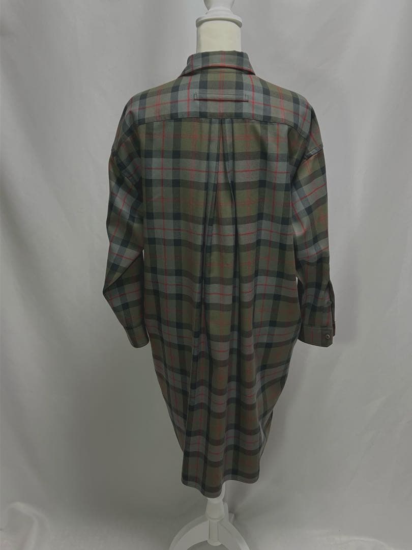 G様**オーバーサイズ チェック柄シャツ 長袖