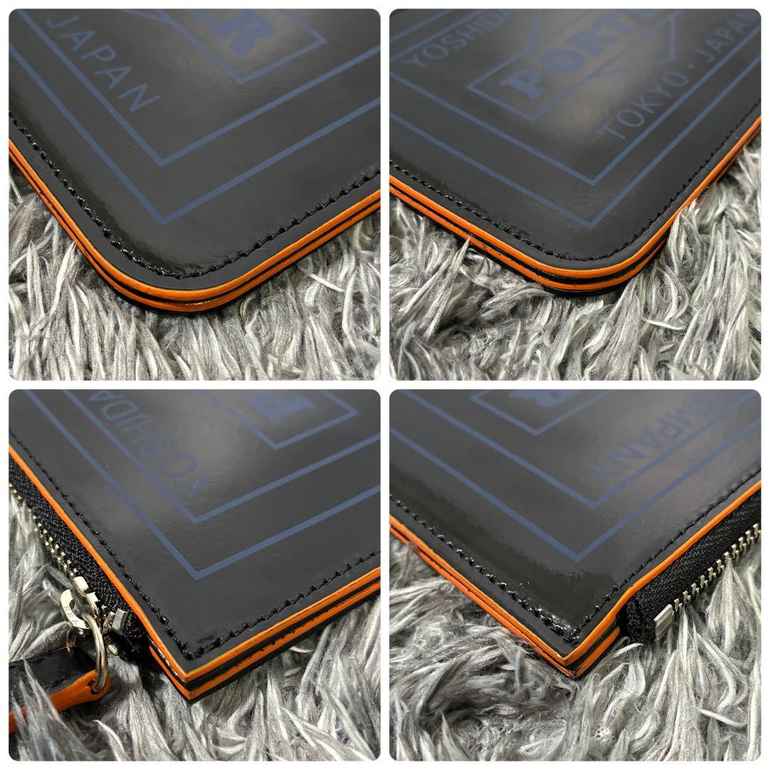 【極美品】PORTER BAUM デイリーポーチ レザー 黒 381-03104