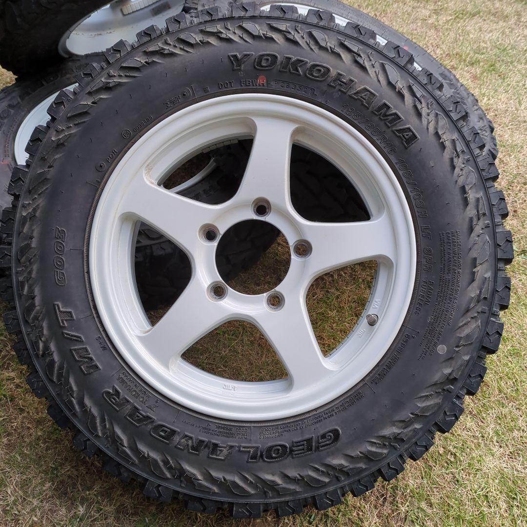 ジムニー用 4×4エンジニアリングアルミ ジオランダーM/T計4本・ガリキズなし