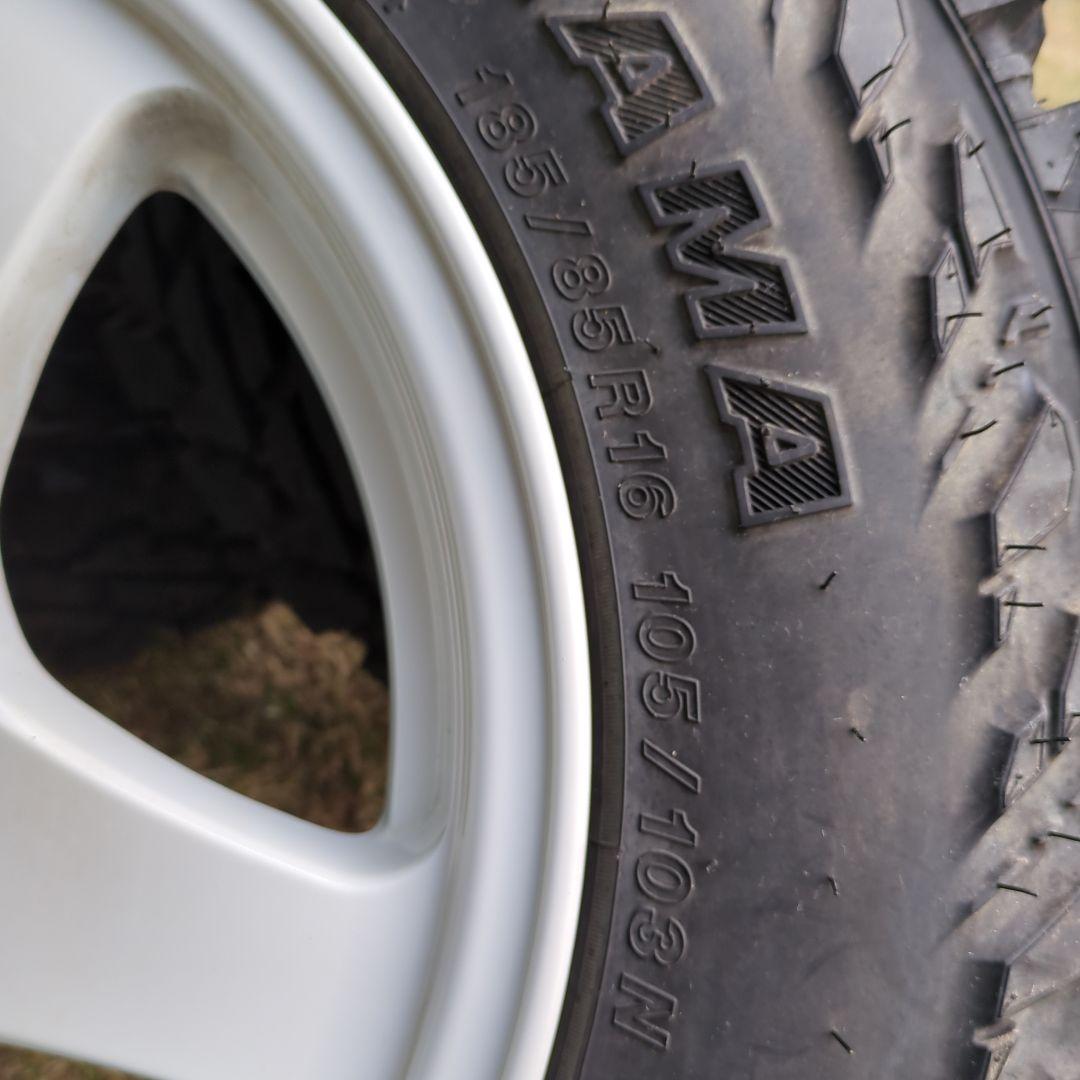 ジムニー用 4×4エンジニアリングアルミ ジオランダーM/T計4本・ガリキズなし