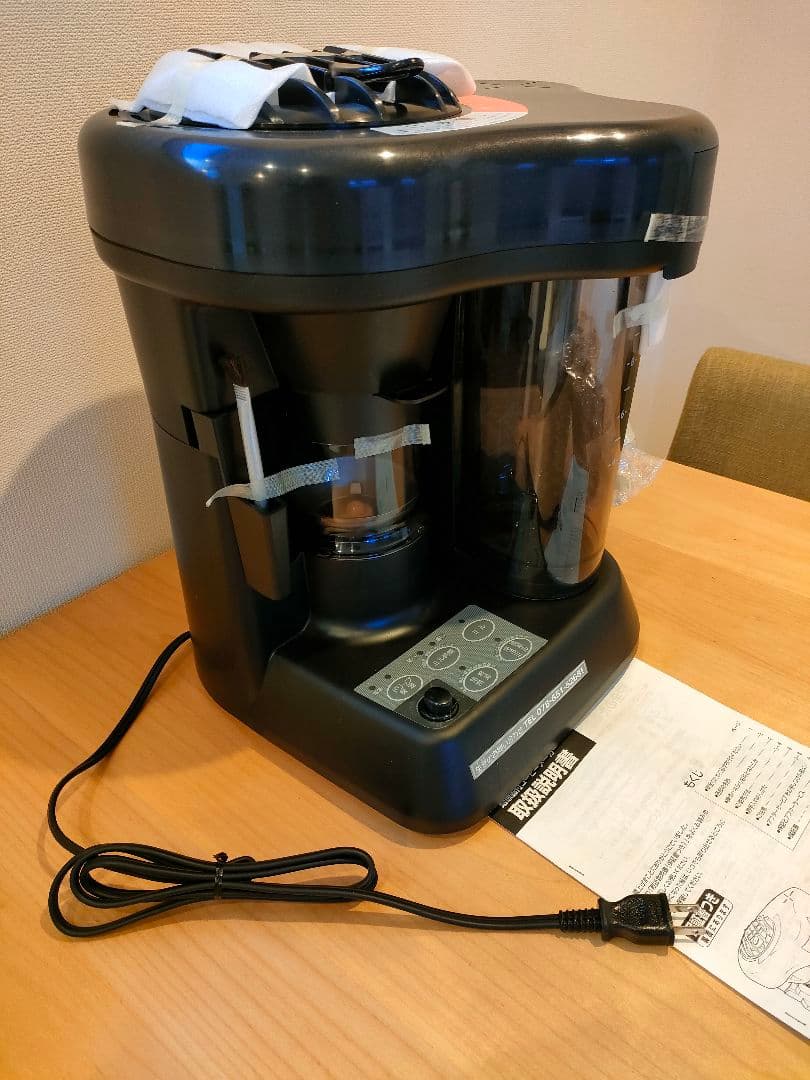 焙煎器付きコーヒーメーカー 　取扱説明書有