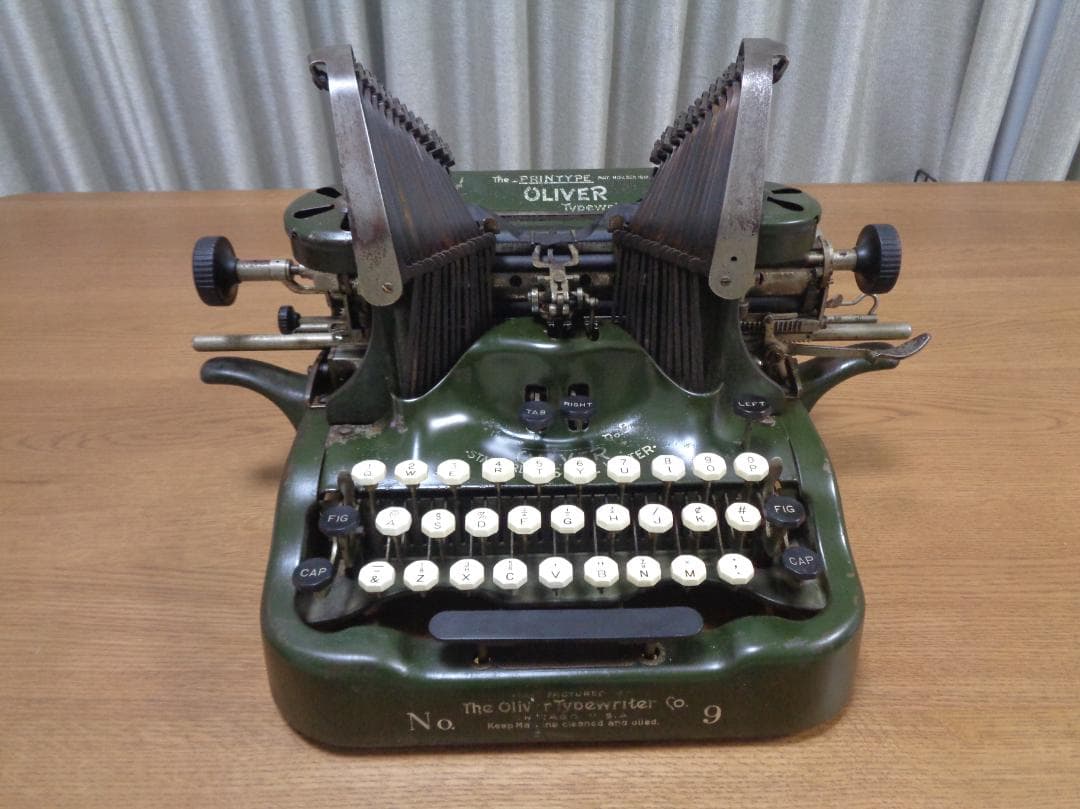 専用実働品　OLIVER No.9　オリバータイプライター　1919年製
