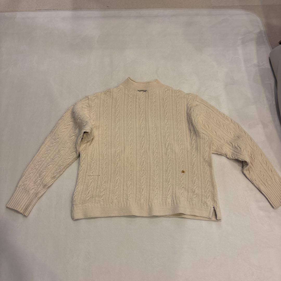 45rニットセーター アイボリー（ユニセックス）2サイズ