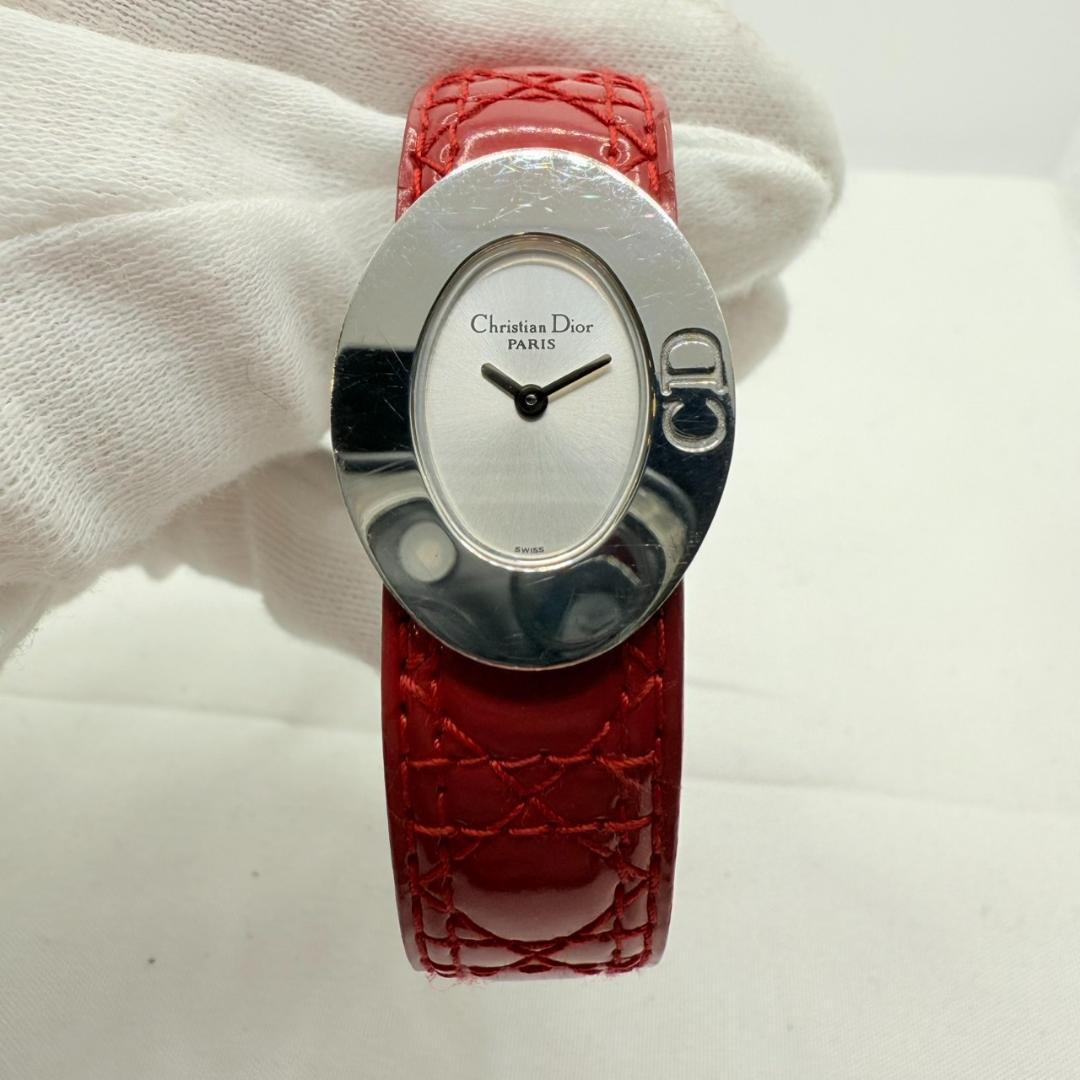 【稼働品】ChristianDior レディディオール D90-100 腕時計