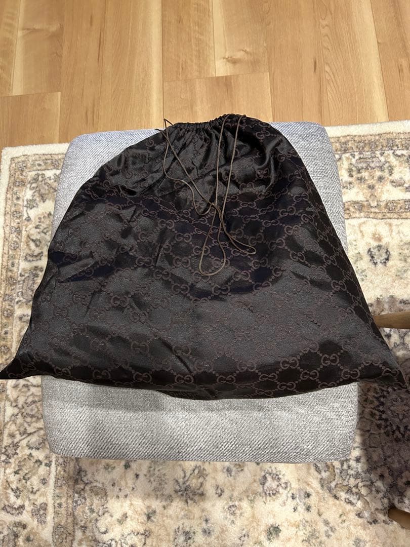 美品☆GUCCI グッチ アビーGGキャンバスレザーワンショルダートートバッグ