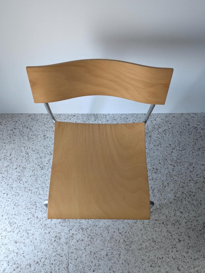 90s ビンテージ ラムホルツ キャンパス プライウッド チェア スチール 椅子