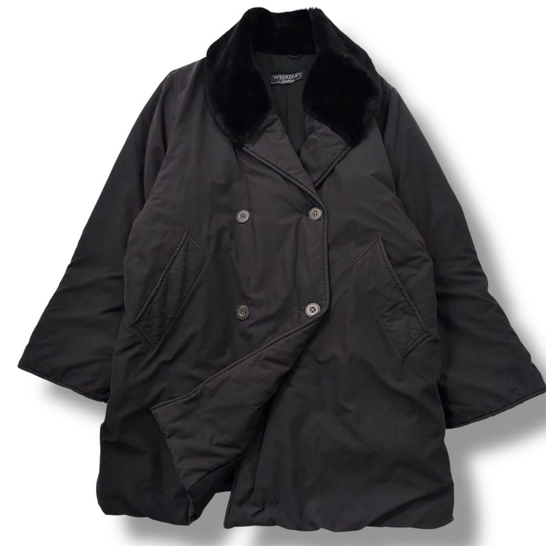 【高級】MAX MARA マックスマーラ ダブル　ダウンコート　ボア　 44