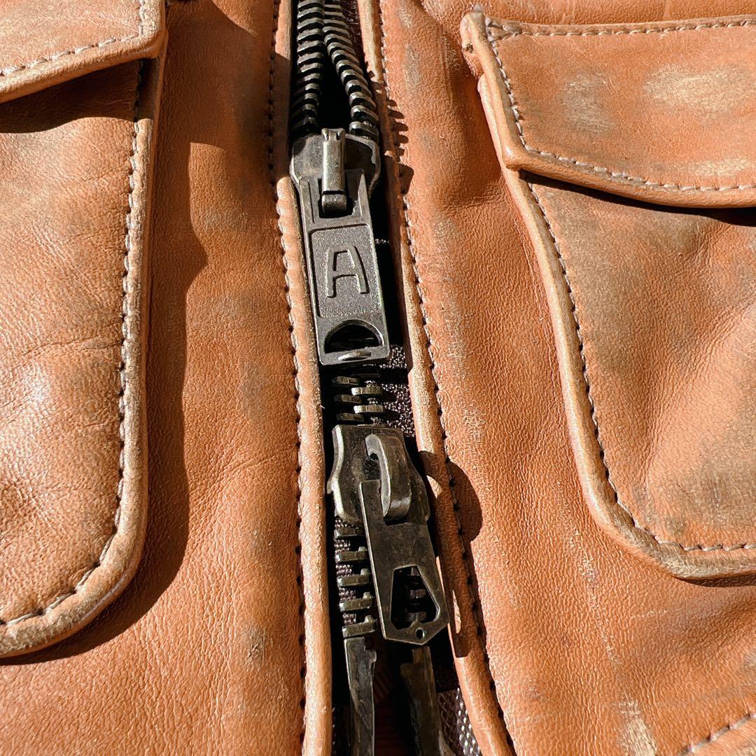 美品✨エアロレザー　Aero leather レザージャケット　ライダース