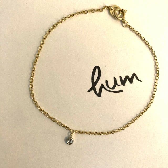 hum 廃盤品 kumo 一粒ダイヤ　ブレスレット ダイヤモンド　美品