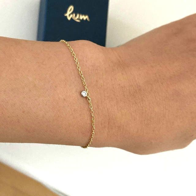 hum 廃盤品 kumo 一粒ダイヤ　ブレスレット ダイヤモンド　美品