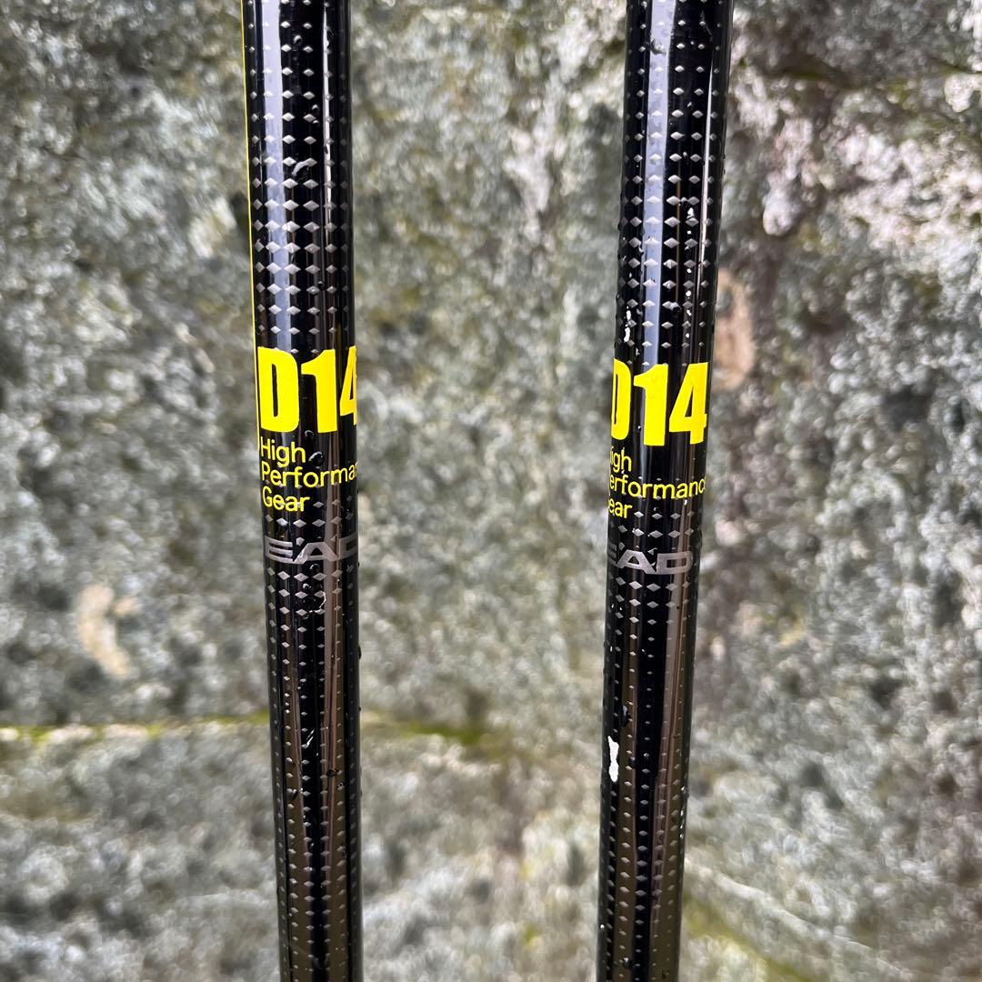 HEAD ジュニアスキー(137cm)、ストック(105cm)セット