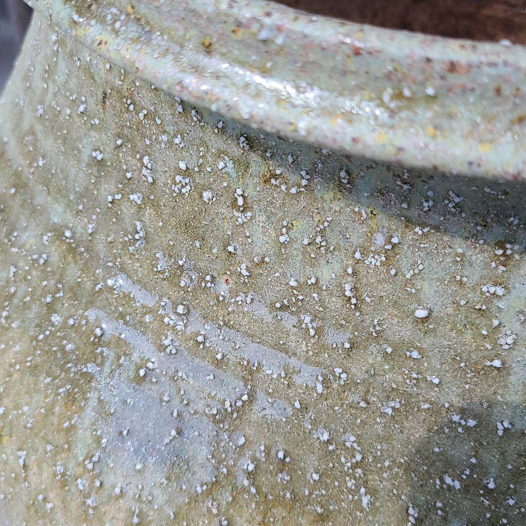 信楽焼傘立て  変形大壷  高さ４６cm