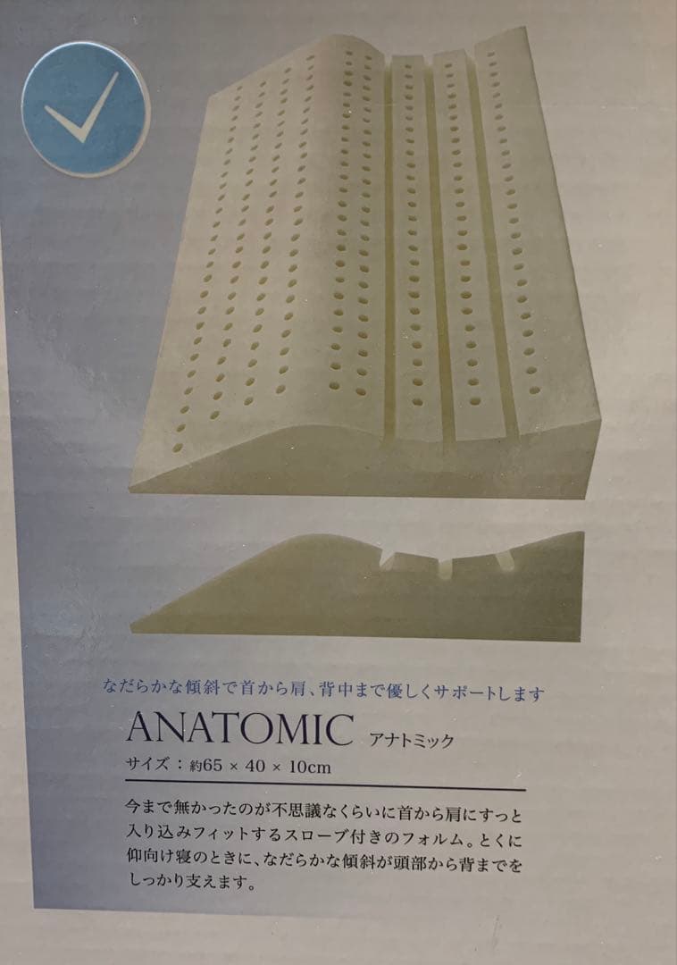 Sealyシーリー 枕 ラテックスピロー アナトミック