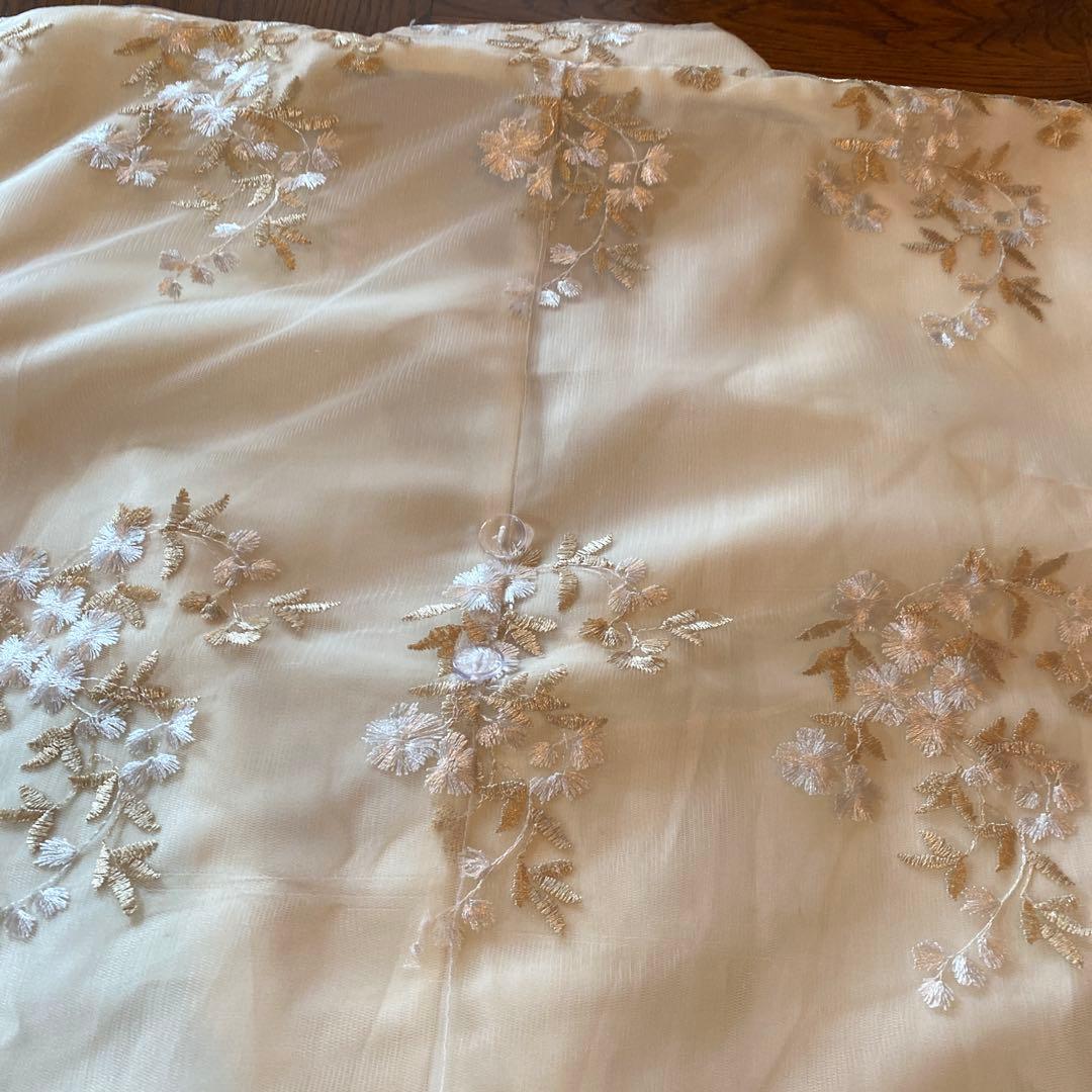 キャサリンコテージ　花刺繍チュールレース袴セット 肌着&髪飾り付