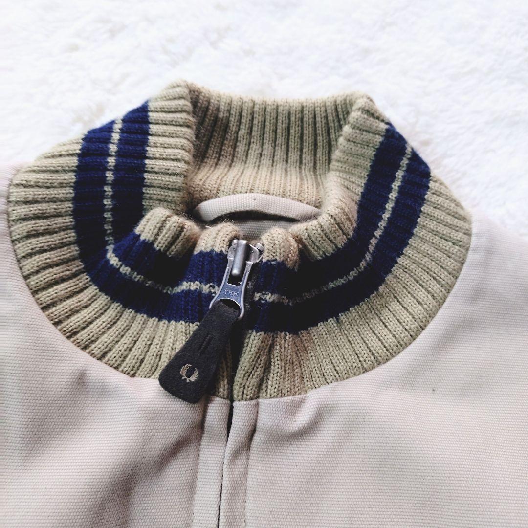 90s FRED PERRY キャップショルダー 中綿ジャケット M