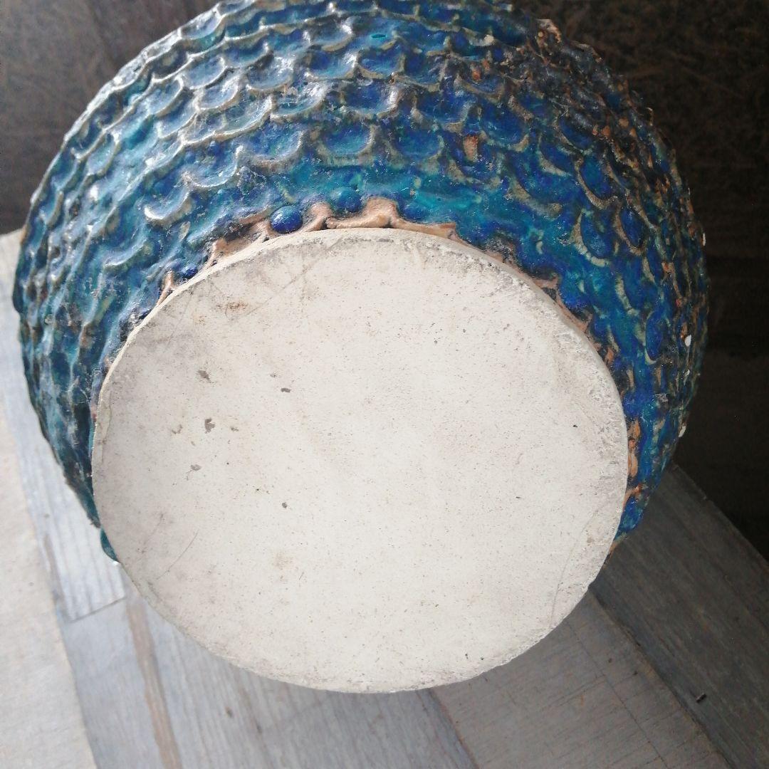 青釉土瓶形花瓶　32cm