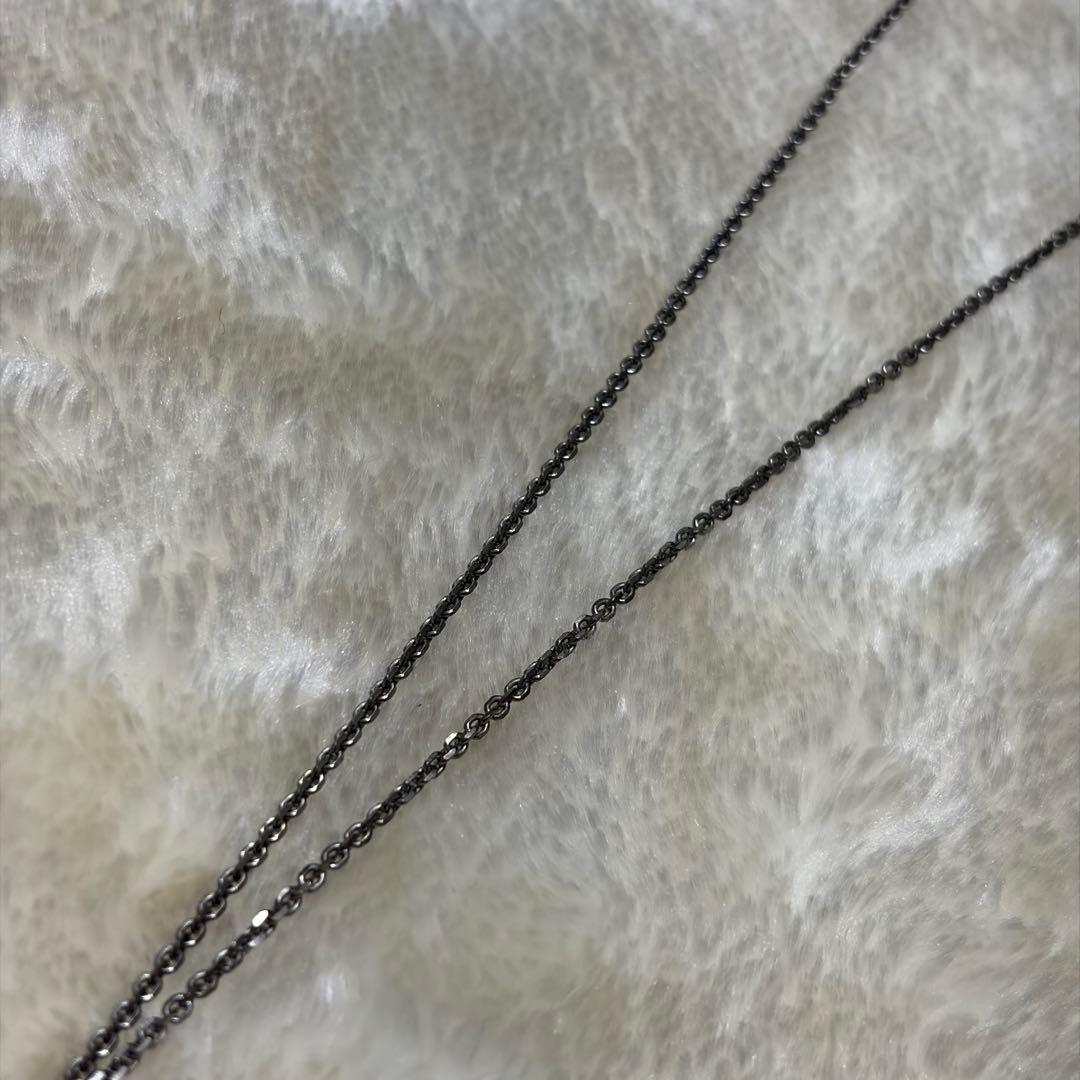 付属品完備❗️新品同様✨ポールスミス　ネックレス　黒マルチエポツイスト　刻印ロゴ