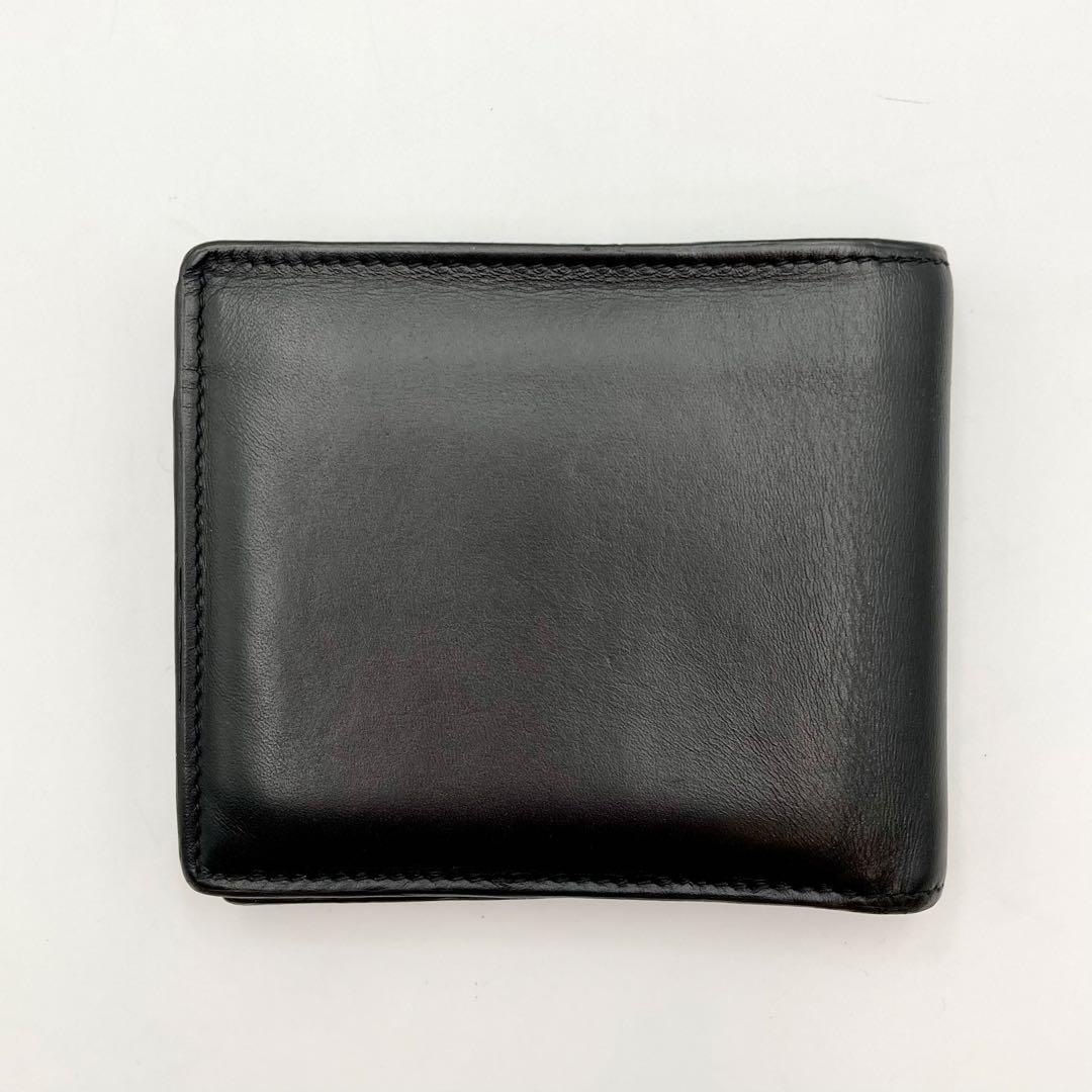 みみ♪✨サンローランパリ 二つ折り財布 黒 レザー カサンドラ YSLロゴ