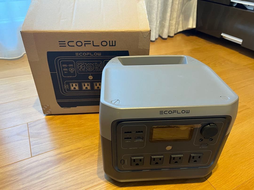ねびき！ECOFLOW ポータブル電源　リバー2PRO 容量768wh