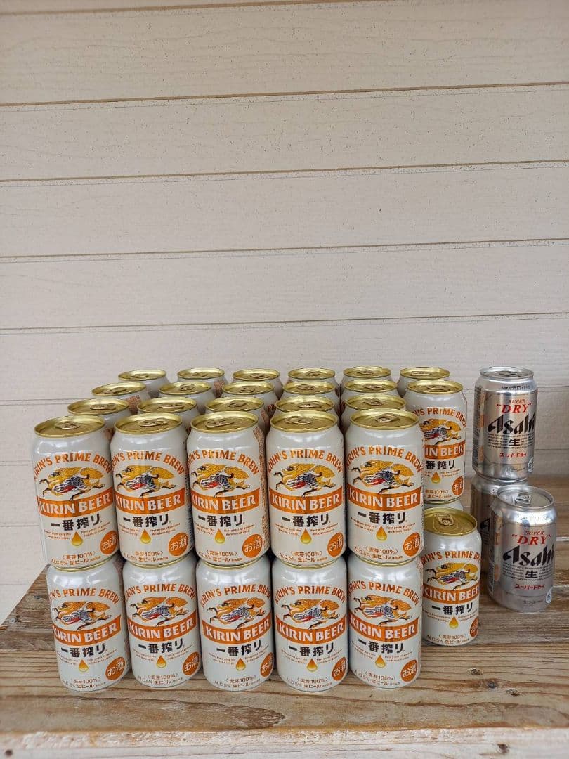 一番搾り　350ml ４５本　スーパードライ　350ml ３本