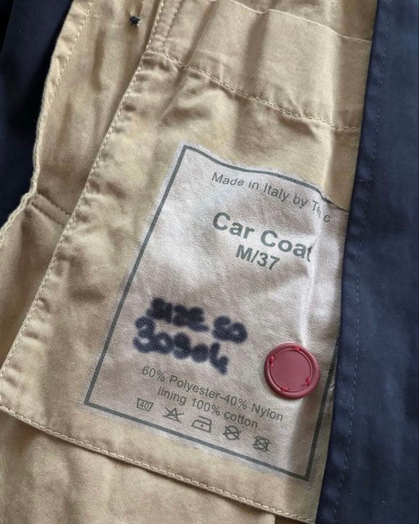 Ten-c Car Coat ステンカラーコート ネイビー 50 テンシー