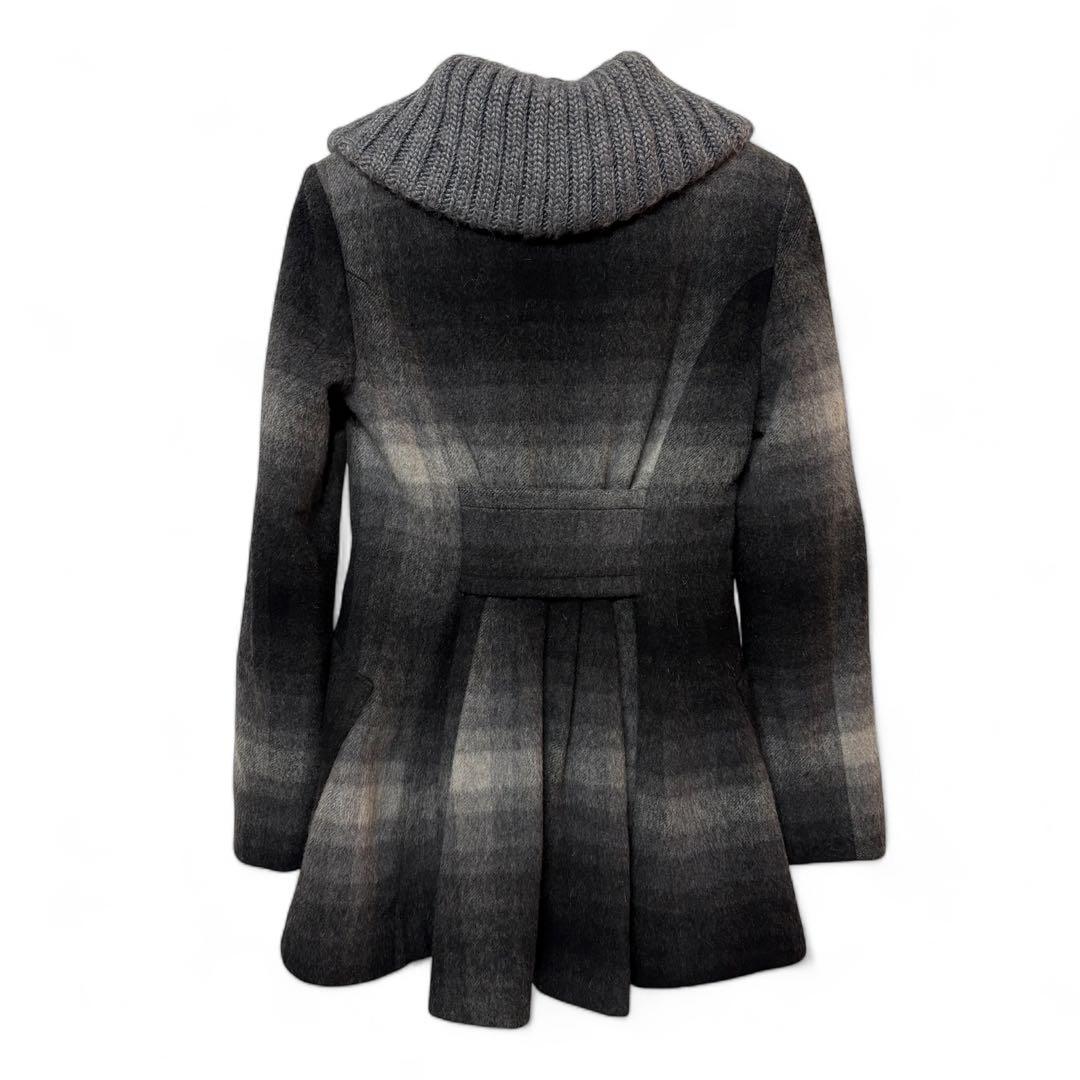 美品✨ヴィヴィアンウエストウッド ショールカラー ダブル コート チェック 38