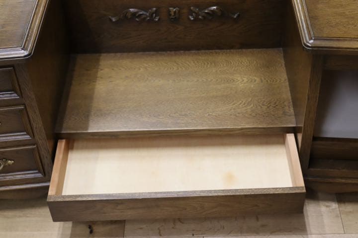 GMEN200○神戸家具 洋家具 ドレッサー 鏡台 化粧台 オーク材 クラシッ